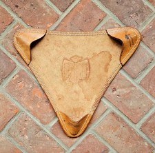 Fred Harvey Leather Hand Tooled Replacement Tri-pod Seat Circa 1950's - Additional view 3