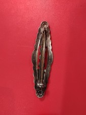 VINTAGE HANDMADE NAVAJO FRED HARVEY ERA DOUBLE NATIVE & TURQUOISE BROOCH RARE 🔥 - Additional view 3