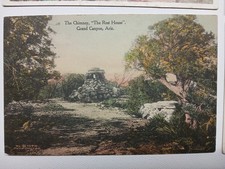 5 Vintage Postcards Mixed Grand Canyon Arizona Hermit Trail Camp Fred Harvey - Additional view 1