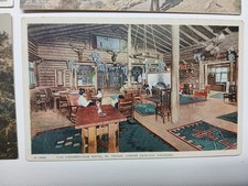 5 Vintage Postcards Mixed Grand Canyon Arizona Hermit Trail Camp Fred Harvey - Additional view 5