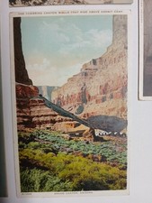 5 Vintage Postcards Mixed Grand Canyon Arizona Hermit Rest Mohave Fred Harvey - Additional view 4