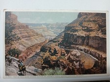 4 Vintage Postcards Mixed Grand Canyon Arizona Hermit Trail Rest Fred Harvey - Additional view 3