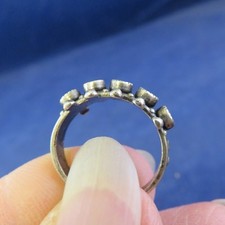 Sterling & Turquoise Ring Fred Harvey Style Sz. 5-1/2 (1196) - Additional view 4