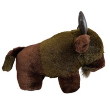 Fred Harvey Trading Co Bison Buffalo Stuffed Plush Yellowstone National Park - Additional view 3