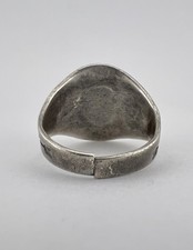 Old FRED HARVEY era Navajo CERRILLOS Turquoise Sterling Silver SNAKE Ring - Additional view 4