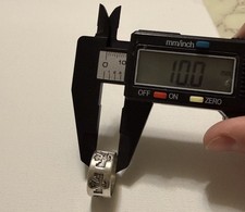 FRED HARVEY ERA STERLING SILVER 925 BELL TRADING POST 10mm THUNDERBIRD BAND - Additional view 3