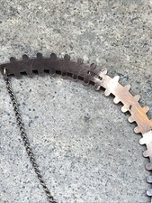 Native American Style Fred Harvey Era VTG Necklace Composite Turquoise Sterling - Additional view 7