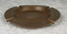 Fred Harvey Stamped Copper Ashtray Navajo Thunderbird Bear Claw Arrow 5-3/4 inch - Additional view 5
