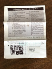 1955 Santa Fe New Mexico Tourist Newsletter LA FONDA HOTEL - FRED HARVEY - Additional view 2