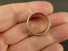 NAVAJO FRED HARVEY INGOT SILVER CIGAR BAND RING 1930'S TUCSON ESTATE - Additional view 4