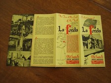 1950's Fred Harvey Hotel LA FONDA - Santa Fe New Mexico Travel Brochure - Additional view 3