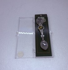 Vintage Fred Harvey Death Valley Pewter Spoon Floating Donkey 5” Art Decor 22 - Additional view 1