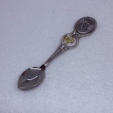 Vintage Fred Harvey Death Valley Pewter Spoon Floating Donkey 5” Art Decor 22 - Additional view 3