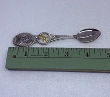 Vintage Fred Harvey Death Valley Pewter Spoon Floating Donkey 5” Art Decor 22 - Additional view 7