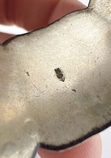 Early 1930's Navajo Coin Silver Morenci Turquoise Stamped Snake Cuff Bracelet - Additional view 10