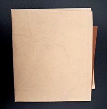 c1950 Large Paper Placemat Santa Fe Railway Fred Harvey Dining Folded VTG READ - Additional view 6