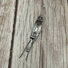 Early Native American Sterling Fred Harvey Turquoise Thunderbird Hair Barrette - Additional view 9