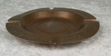 Fred Harvey Stamped Copper Ashtray Navajo Thunderbird Bear Claw Arrow 5-3/4 inch - Additional view 8