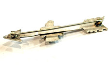 THUNDERBIRD TURQUOISE FRED HARVEY ERA STERLING SILVER GOOD LUCK 2.5