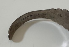 VTG Old Pawn Fred Harvey Era Sterling Silver Bracelet with Turquoise Bracelet - Additional view 4