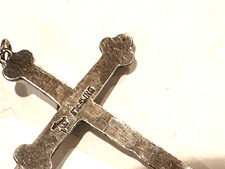 FRED HARVEY 925 STERLING SILVER TURQUOISE 1.5