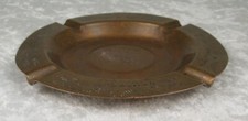 Fred Harvey Stamped Copper Ashtray Navajo Thunderbird Bear Claw Arrow 5-3/4 inch - Additional view 7