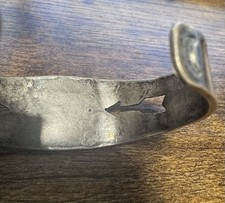 Vtg 1930-40s Native American Silver & Turquoise Cuff Bracelet - Fred Harvey Era - Additional view 8