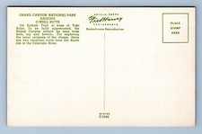 Cowboy On Horse O'Neill Butte Grand Canyon AZ UNP Fred Harvey Chrome Postcard N2 - Additional view 1