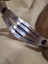 Fred Harvey Era Navajo Sterling Turquoise Heart ARROWHEAD Bracelet Size 6.5 In - Additional view 9