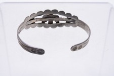 Navajo Sterling Silver Bracelet; Early Fred Harvey Style; Thunderbird - Additional view 2