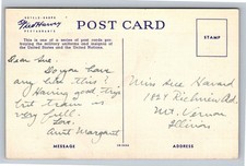 Vintage WWII Aid to Uniform Identification Postcard by Fred Harvey - Additional view 1