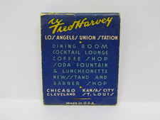 Vintage Fred Harvey Los Angeles Union Station Matchbook, One Match Missing - Additional view 5