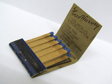 Vintage Fred Harvey Los Angeles Union Station Matchbook, One Match Missing - Additional view 6