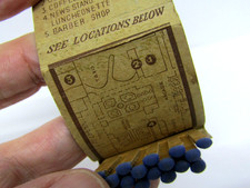 Vintage Fred Harvey Los Angeles Union Station Matchbook, One Match Missing - Additional view 7