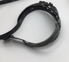 Fred Harvey Era CoinSilver Turquoise Native American Cuff Bracelet-signed-5-1/2” - Additional view 16