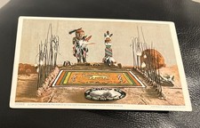 Postcard Altar of the Snake Fraternity Hopi Indians Fred Harvey 1908 Unposted