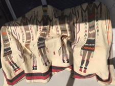 Vintage 1930 Authentic Fred Harvey Navaho Yei Rug X-Large 92”x 55” - Additional view 16