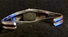 Vintage Fred Harvey era Navajo-style split shank cuff bracelet - Additional view 2