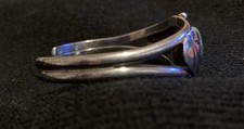 Vintage Fred Harvey era Navajo-style split shank cuff bracelet - Additional view 4