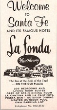 La Fonda At The End Of The Trail Fred Harvey Santa Fe 1967 New MexicoAd TAJ7-M1 - Additional view 1