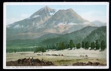 1900's Fred Harvey San Francisco Peaks Arizona Vintage Detroit Pub. Postcard