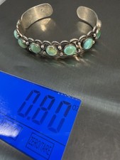 NATIVE AMERICAN NAVAJO OLD ROYSTON TURQUOISE & STERLING BRACELET FRED HARVEY ERA - Additional view 12