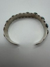 NATIVE AMERICAN NAVAJO OLD ROYSTON TURQUOISE & STERLING BRACELET FRED HARVEY ERA - Additional view 9