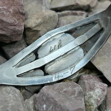 Early Old Vintage Fred Harvey Era Sterling Silver Turquoise Cuff Bracelet - Additional view 4