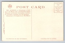 Fred Harvey Antique Postcard The Alvarado Albuquerque New Mexico Detroit Pub. Co - Additional view 1