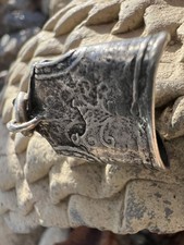 Vintage Southwestern COWBOY VEST CHARM sterling silver Fred Harvey era - Additional view 3