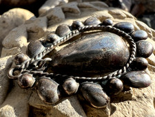 Vintage SOUTHWESTERN FRED HARVEY ERA pendant sterling silver dangle (A1) - Additional view 3