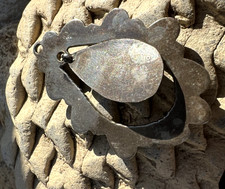 Vintage SOUTHWESTERN FRED HARVEY ERA pendant sterling silver dangle (A2) - Additional view 4