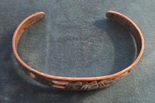 OLD PAWN FRED HARVEY ERA THUNDERBIRD CUFF STERLING SILVER 17.1g SOUTHWEST - Additional view 1