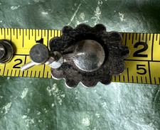 Vintage FRED HARVEY ERA HIGH GRADE TURQUOISE screwback earrings sterling READ - Additional view 7